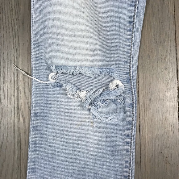 Gap Always Skinny Light Wash Distressed Denim Jean - Picture 5 of 8